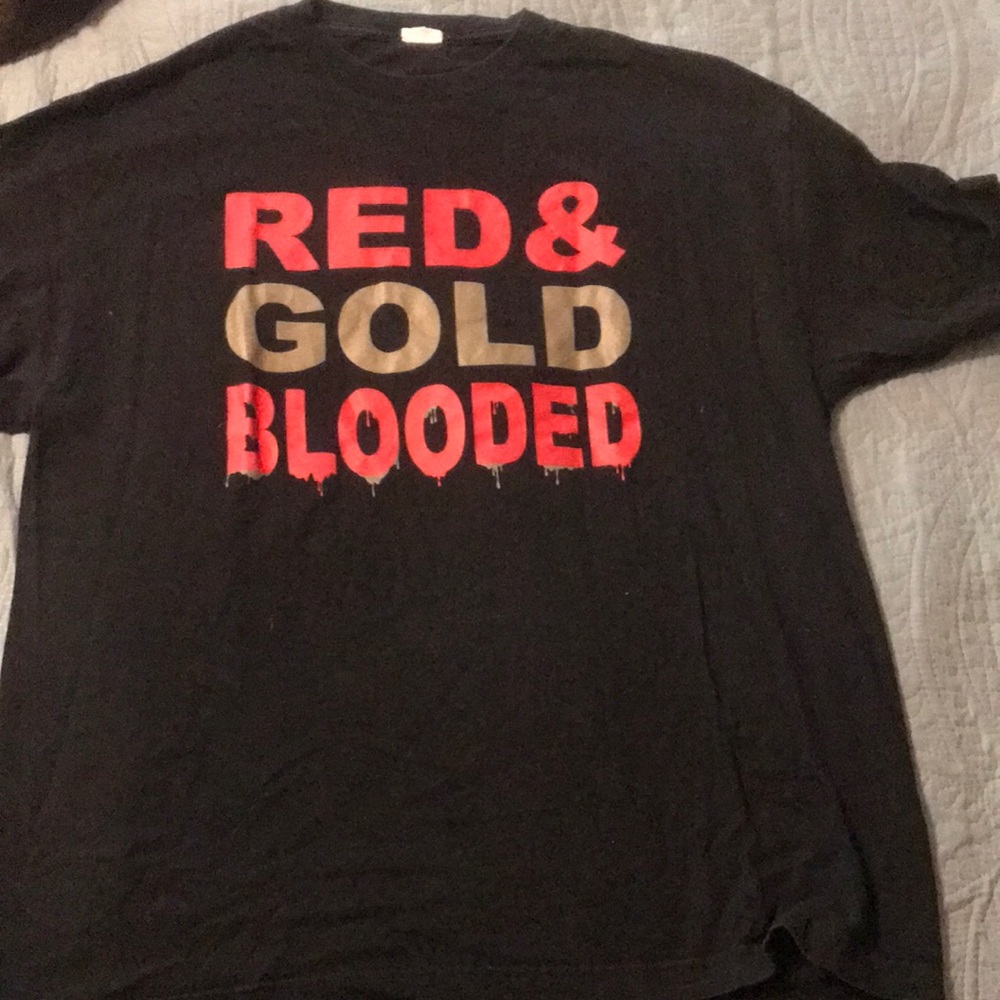 Black 49ers T-shirt